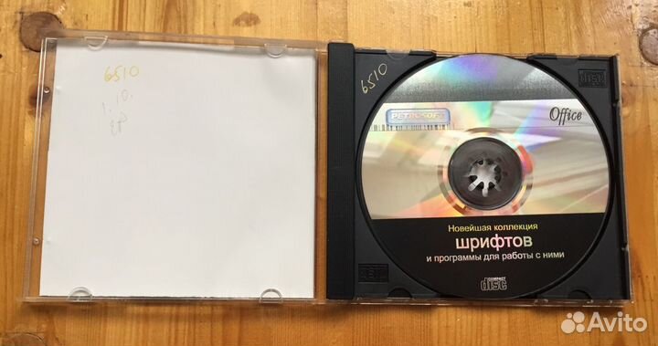 Коллекция шрифтов и программы для работы с ними CD