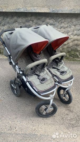 Коляска 2 в 1 для двойни Bumbleride Indie Twin