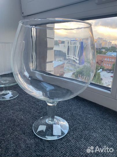 Большие вазы-рюмки интерьерные