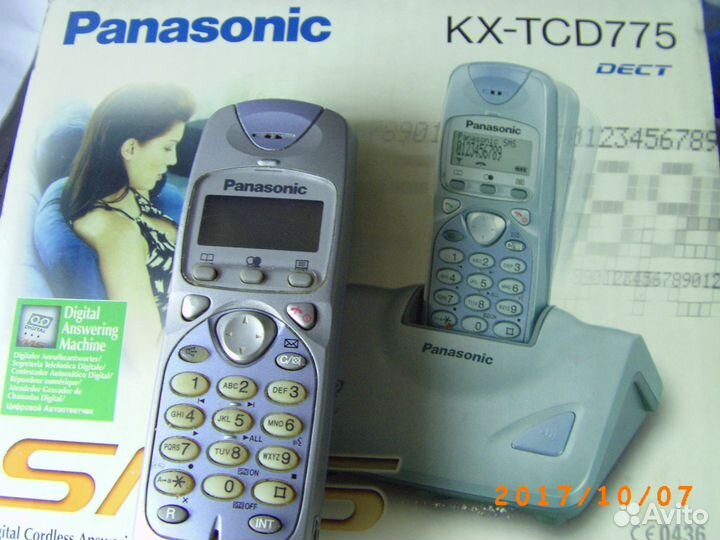 Цифровой беспроводной телефон panasonic KX-TCD 775