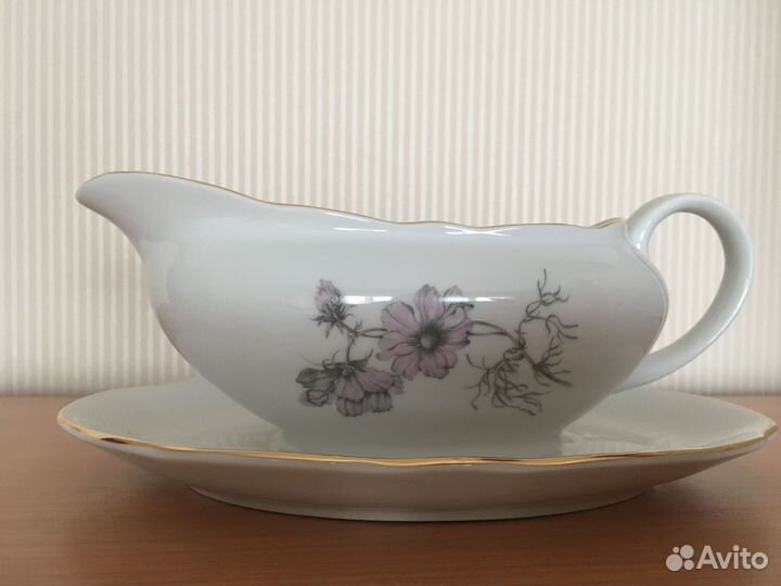 Соусник на блюдце Чехословакия