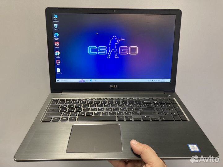 Ноутбук Dell i3-7100, 940MX, 8GB, SSD256