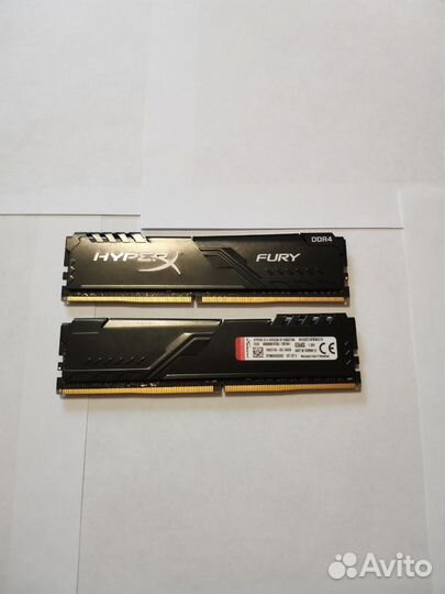 Kingston HyperX Fury DDR4 8+8gb 3200