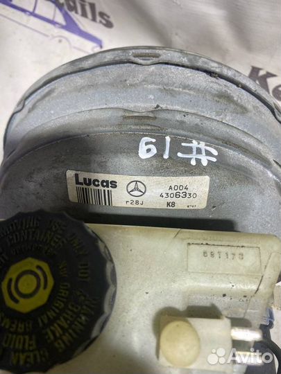 Вакуумный усилитель тормозов Mercedes W210 седан