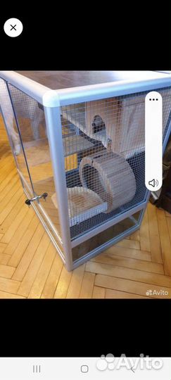 Клетка Витрина для грызунов, шиншиллы, дегу