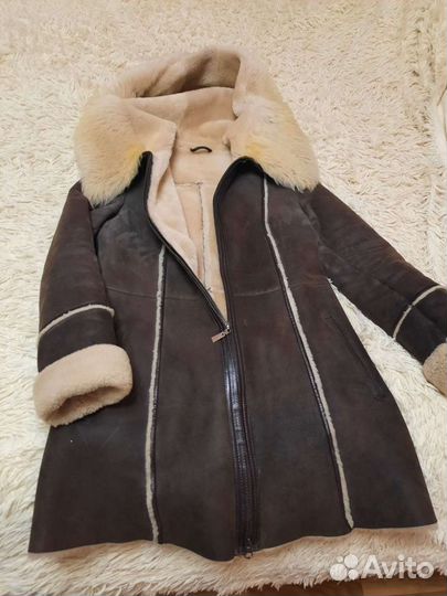 Дубленка натуральная женская 42 44