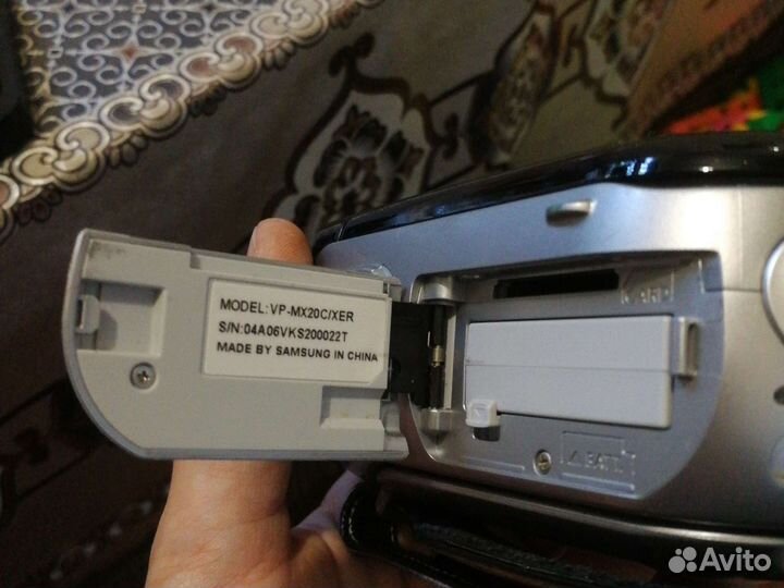Видеокамера samsung vp-mx20c/xer