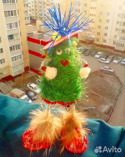 Ёлки топотушки. Новогодние поделки