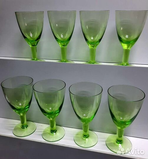 Бокалы цветное стекло СССР