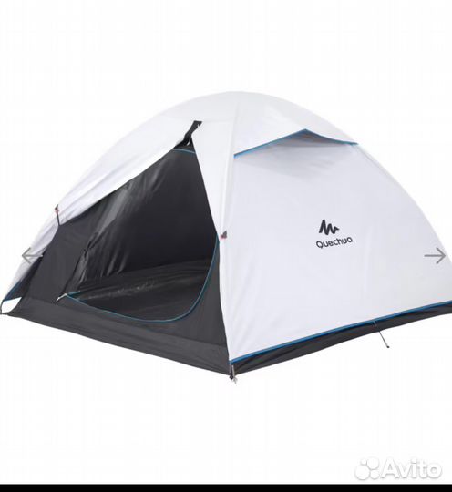 Quechua палатка для кемпинга 3-местная arpenaz F&B