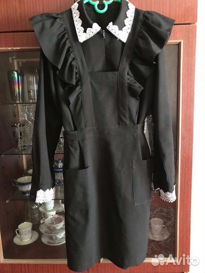 Школьная форма с фартуком