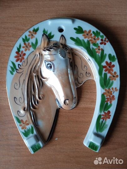 Плакетка подкова на счастье 