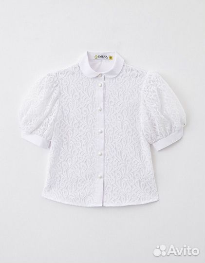 Блузка белая для девочек