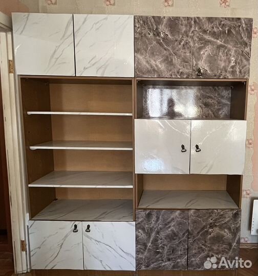 Шкаф с антресолью