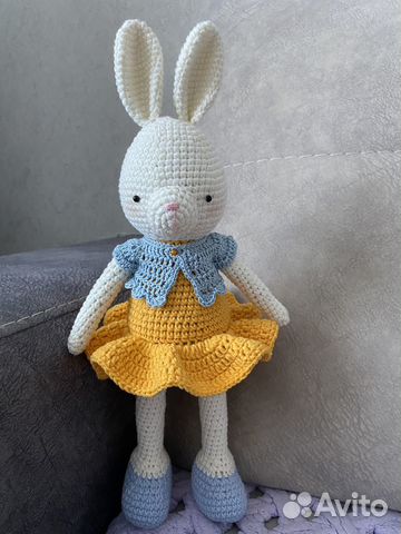 Вязаные игрушки Заяц