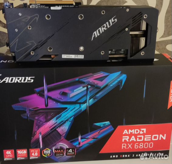 Видеокарта amd radeon rx 6800 auros