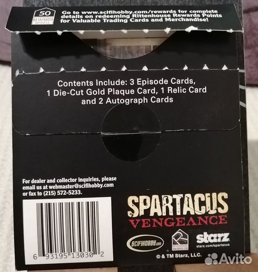 Карточки. Спартак. Сериал