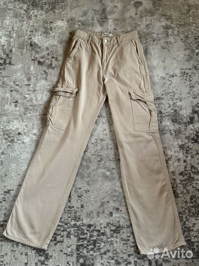 Джинсы карго pull&bear