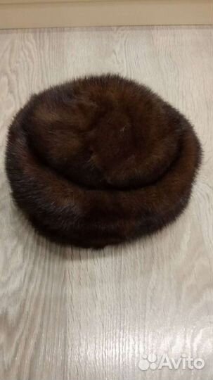 Шапка норковая женская