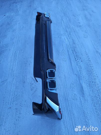 Задняя губа land cruiser prado 150