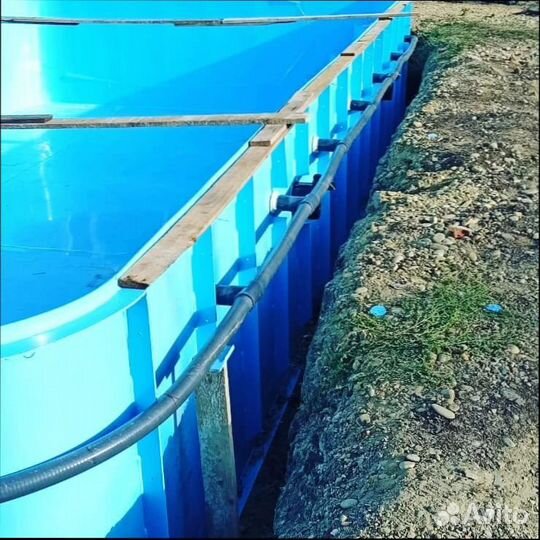 Бассейн из полипропилена 2х6х1,5