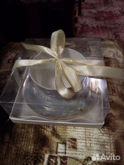 Новая чайная пара из тончайшего фарфора