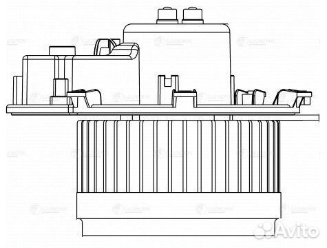 Luzar LFH-15203 Эвентилятор отоп. для ам Mercedes
