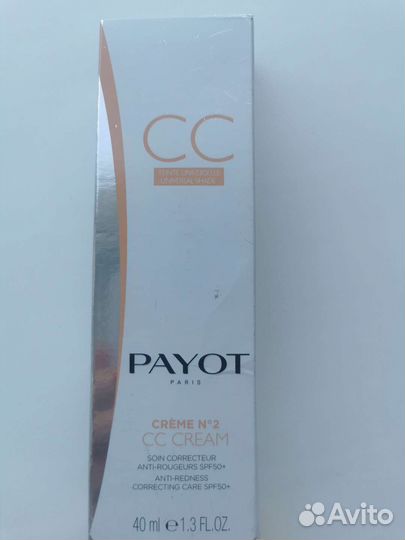 Крем для лица Payot CC SPF 50 40 мл новый