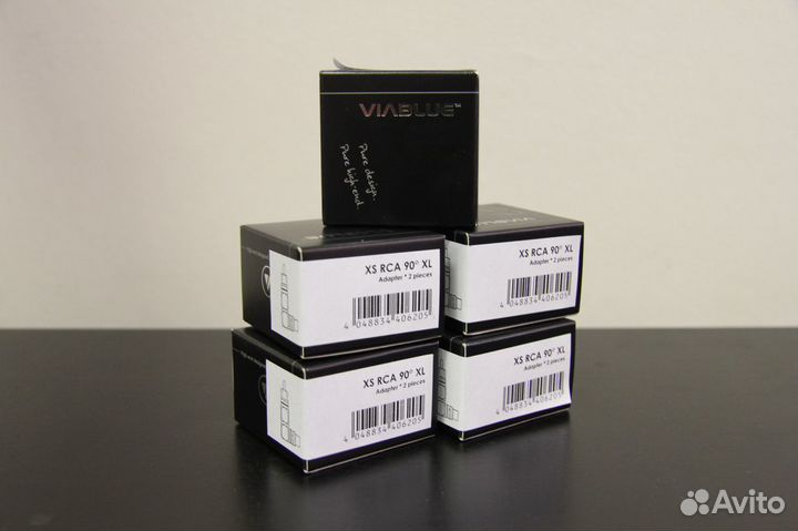 Угловые переходники Viablue XS RCA adapter 90 S