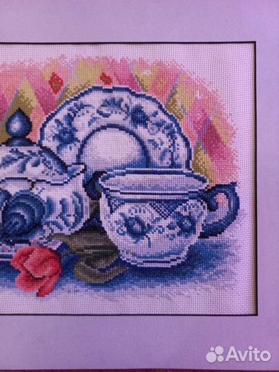 Картина вышитая крестом