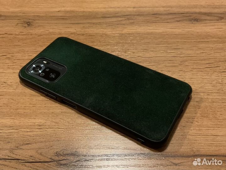 Чехол на xiaomi redmi note 10s алькантара