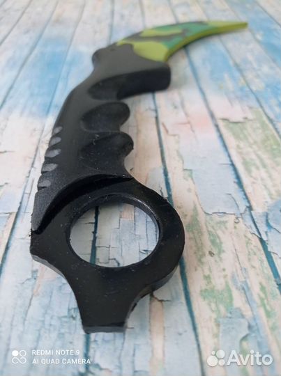 Керамбит игрушка пластиковый цвет Камуфляж(зеленый