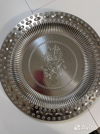 Поднос металлический