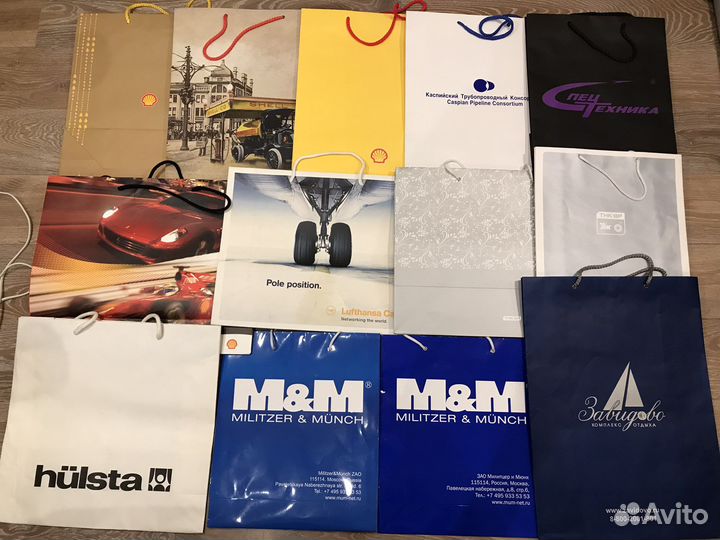 Брендовые пакеты большие мерч коллекция ч.4
