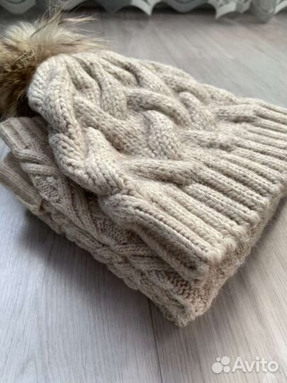 Зимняя шапка и снуд