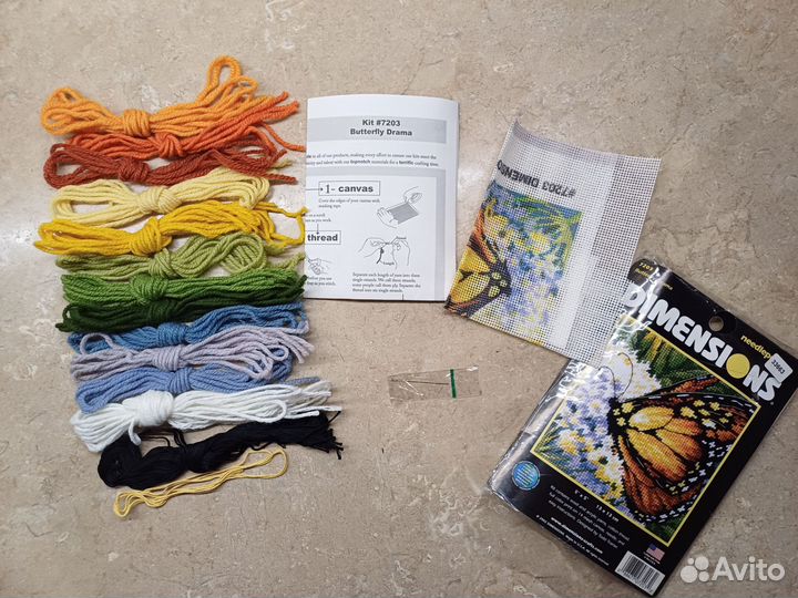 Набор для вышивания Dimensions Бабочка