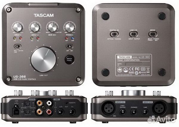 Звуковая карта tascam usb 366