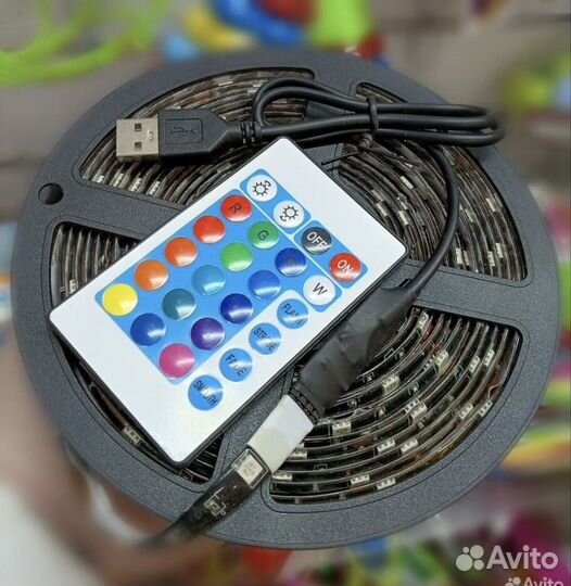 Ргб лента 5 метров