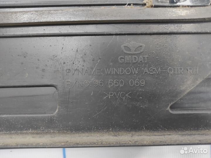 Стекло кузовное глухое правое Opel Antara (C105) 4