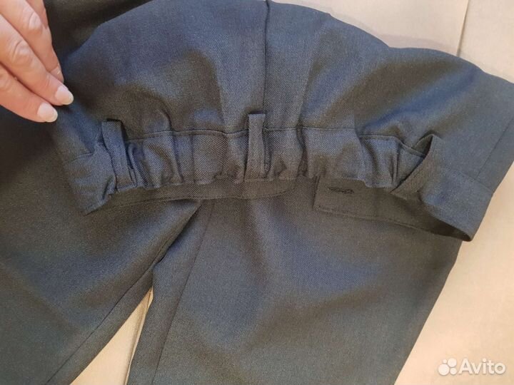 Школьные брюки для мальчика серые 128 134