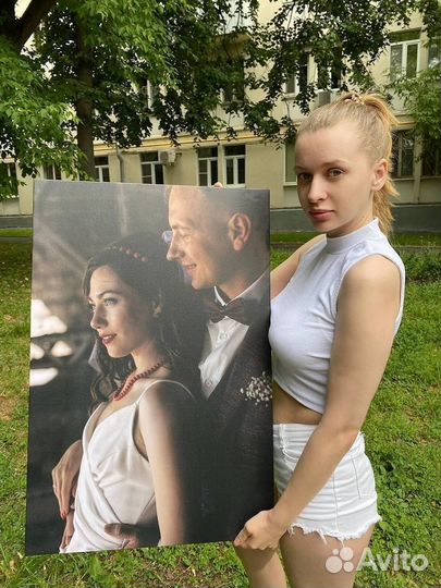 Портрет по фото на холсте,картина на холсте