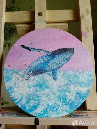 Картина акрилом на холсте