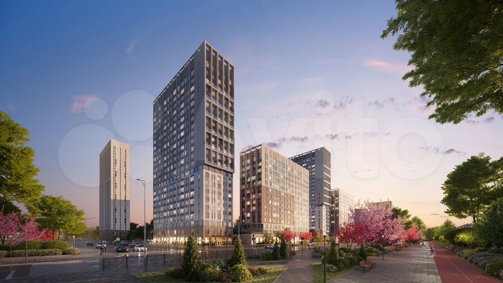 2-к. квартира, 47,3 м², 3/15 эт.
