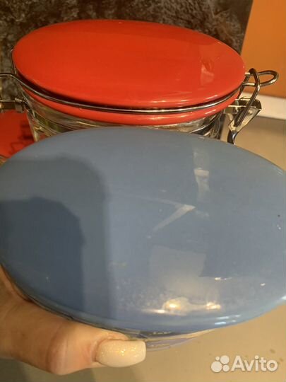 Банка доя сыпучих продуктов с замком герметическим