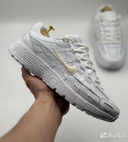 Nike P-6000 Triple White
