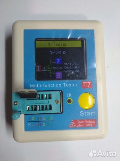 Тестер радиодеталей T7/TC1 ESR RLC