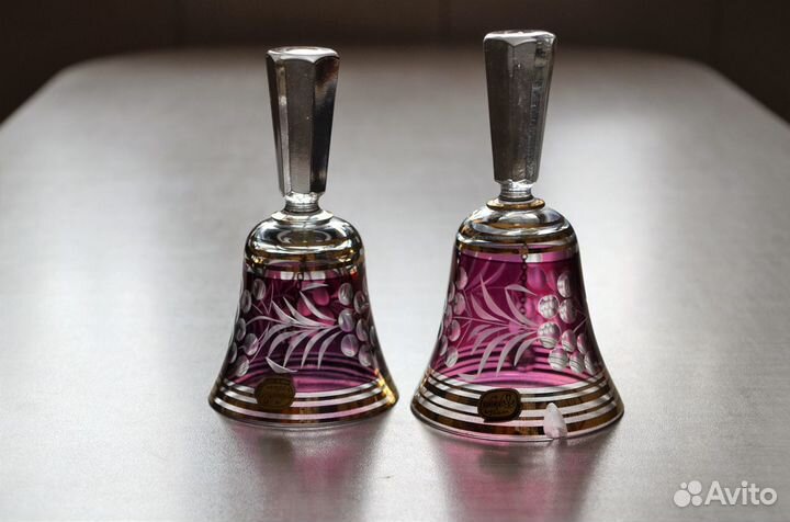 Штрафной бокал-колокольчик времен СССР, Богемия