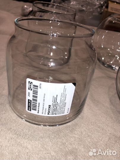 Ваза IKEA кронт и подсвечник для греющей свечи