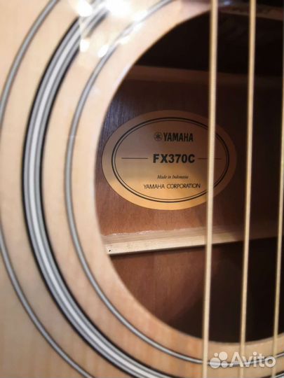 Акустическая гитара yamaha fx370 с чехлом