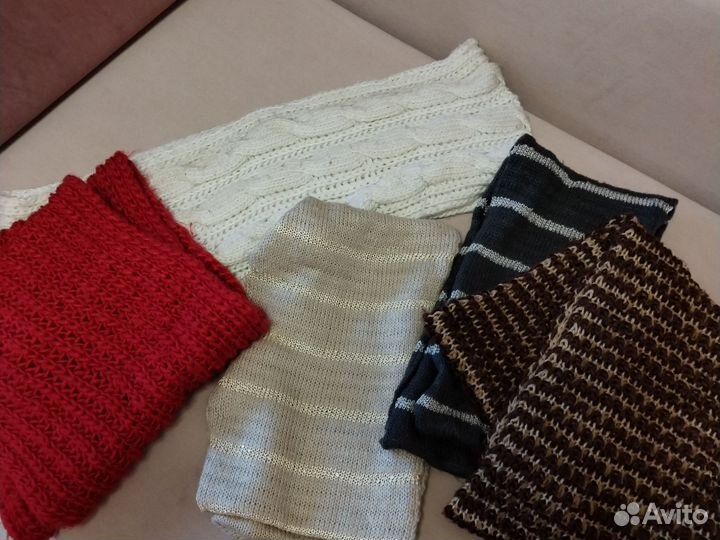 Шапка снуд варежки(пакетом) женские